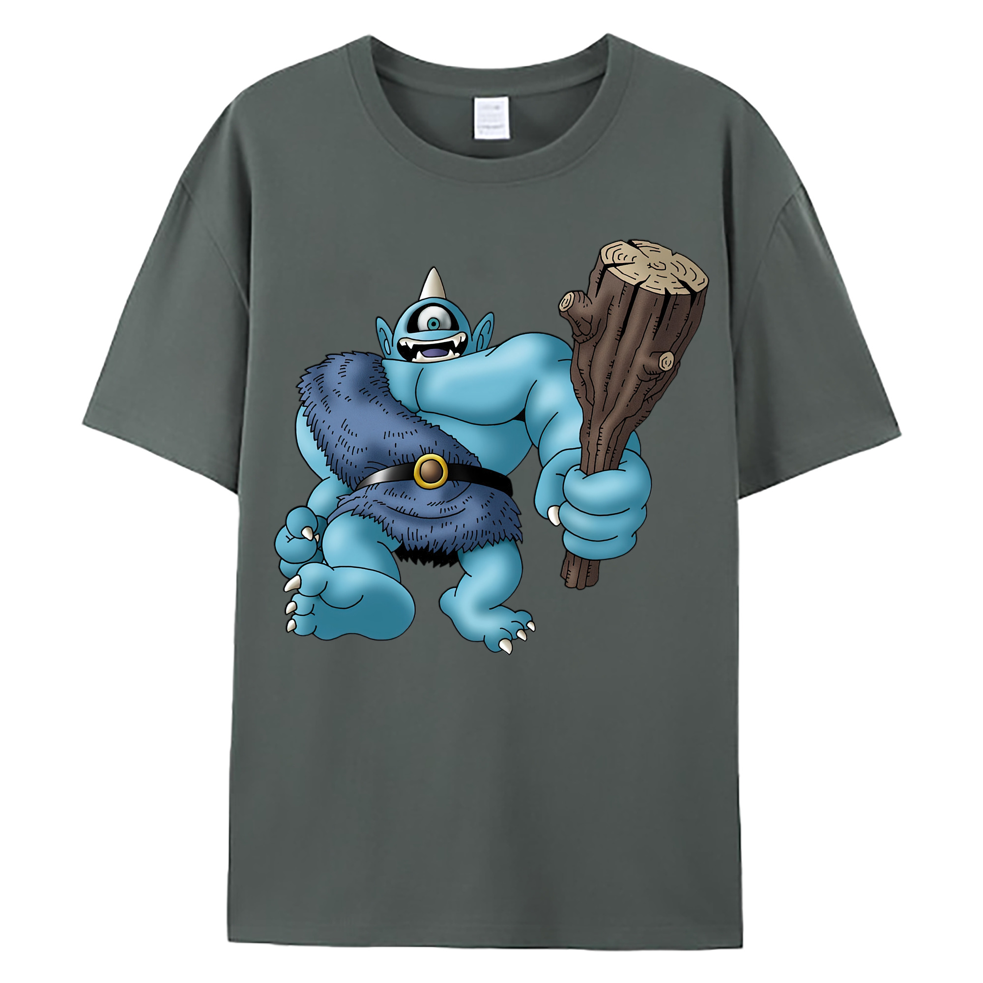 （画像用） ドラゴンクエスト Doragon Kuesuto Dragon Quest 綿100％ メンズ半袖Tシャツ｜肌触りやわらか＆通気性